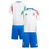 Officiële Voetbalshirt + Korte Broek Italië Uit EK 2024 - Kids